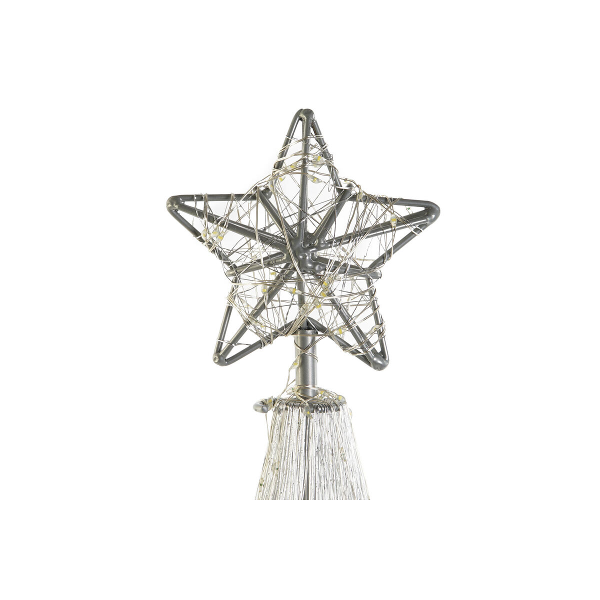 Juletre DKD Home Decor Sølv Metall 25 x 25 x 60 cm